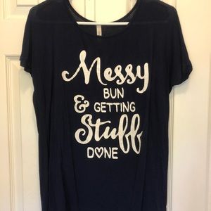 Messy Bun Getting Stuff Done T-Shirt